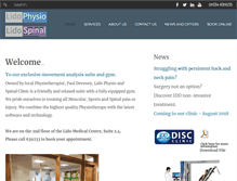 Tablet Screenshot of lidospinalclinic.com